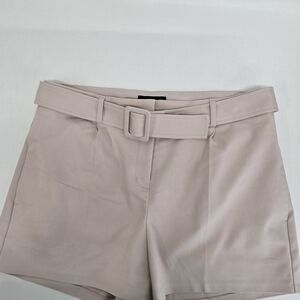 Express Women's Cream High Waist Shorts